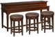 Liberty Furniture Aspen Skies 4-Piece Russet Brown Occasional Table Set-0