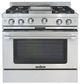 Capital Cooking™ Classic Chef 36" Stainless Steel Sealed Burner Pro Style Gas Range with Griddle-0