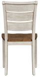 Liberty Furniture Farmhouse Reimagined Antique White/Chestnut Ladder Back Side Chair-4