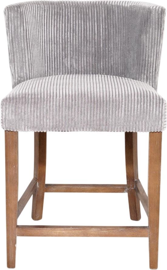Nest Home Collections Weston Channel Gray/Gray Wash Counter Stool-2