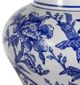 A & B Home Blue/White 12" Ceramic Vase Lamp-5