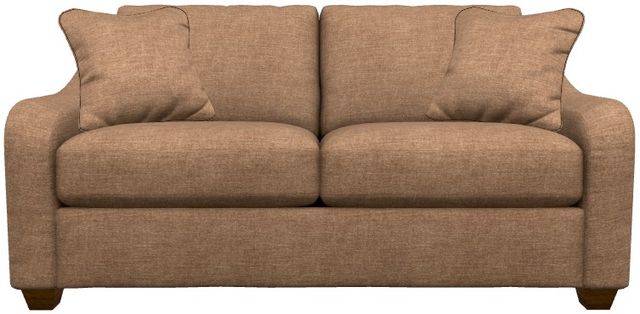 La-Z-Boy® Charlie Dusty Rose Apartment-Size Sofa-1