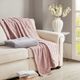 Olliix by Madison Park Olivia Grey Carved Serengeti Fur Throw-5