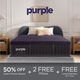 Purple® Luxe Rejuvenate™ 14.5" Grid Technology Firm Tight Top King Mattress-0
