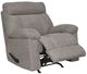 Signature Design by Ashley® Hoyne Park Smoke Manual Rocker Recliner-1