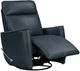 Parker House® Roxy Abby Navy Leather Manual Swivel Glider Recliner-1