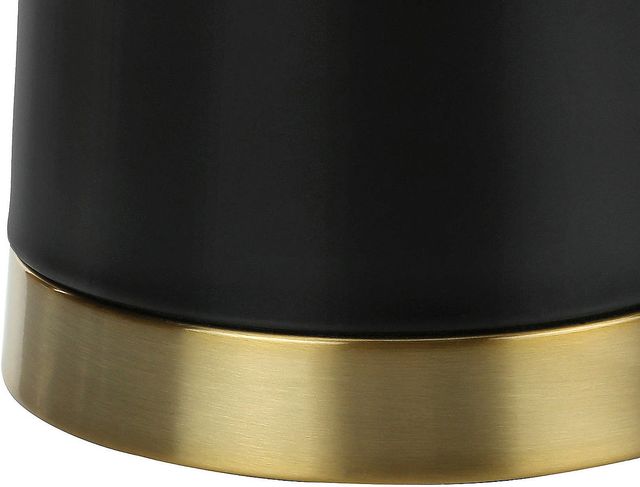 Monarch Specialties Inc. 28"H Black Metal Table Lamp-3