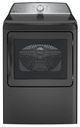 GE Profile™ 7.4 Cu. Ft. Diamond Gray Front Load Natural Gas Dryer -0