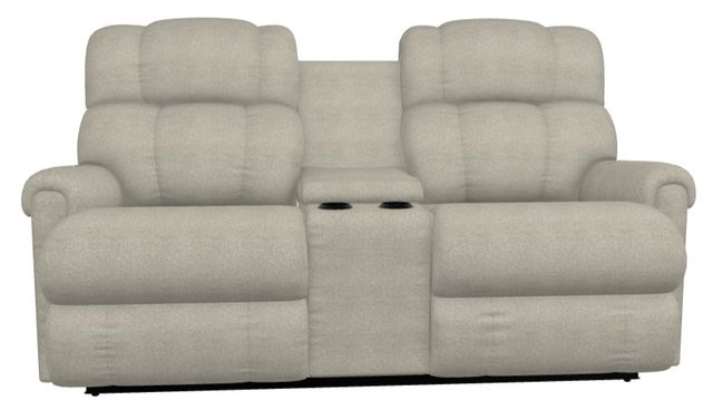 La-Z-Boy® Pinnacle Dove Power Wall Reclining Loveseat with Console, Headrest, and Lumbar-1