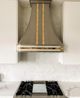 Cyclone® 36" Stainless Steel Brass Wall Mounted Range Hood-1