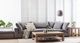 Moe's Home Collection Clay 6-Piece Light Grey L-Shaped Modular Sectional and Ottoman-1