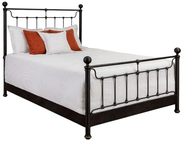 Wesley Allen Customizable Tucker King Iron Bed-0