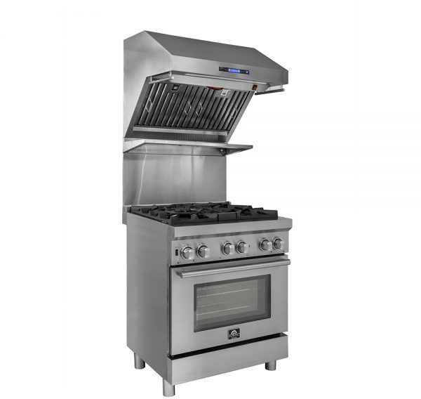 FORNO® Alta Qualita 30" Stainless Steel Wall Mounted Range Hood-2