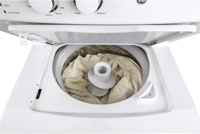 GE® Unitized Spacemaker® 3.8 Cu. Ft. Washer, 5.9 Cu. Ft. White On White Electric Dryer-2