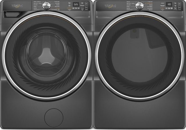Whirlpool Front Load Pair (WFW6720RU-YWED6720RU) - Volcano Black Whirlpool Front Load Pair (WFW6720RU-YWED6720RU) - Volcano Black