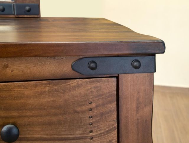 International Furniture Direct Parota Brown Dresser-3