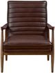 Bassett® Furniture Ellis Brown Leather Accent Chair-1