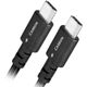AudioQuest® Carbon 0.75 m USB 2.0 C to USB C Cable-0