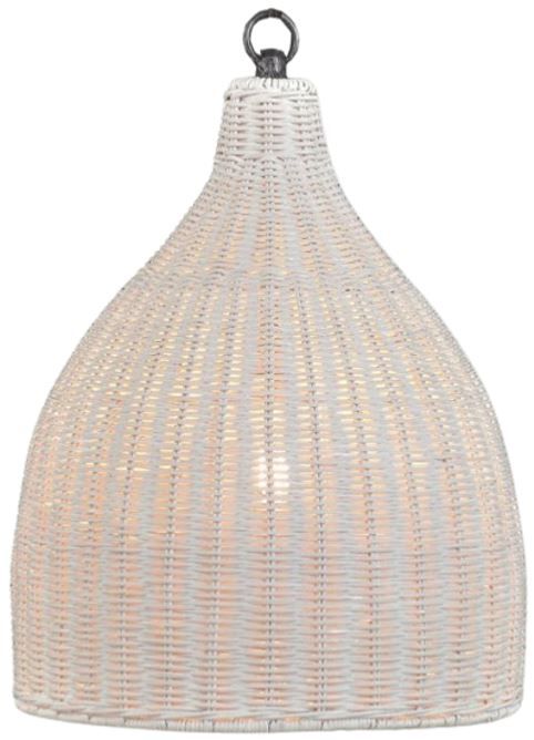 Bramble Customizable Hampton Small Rattan Pendant-0