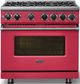Viking® 7 Series 36" Valentine Pro Style Liquid Propane Gas Range-4