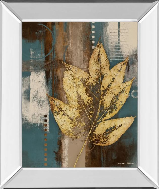 Classy Art Golden Force I by Michael Marcon Mirror Framed Wall Art-0