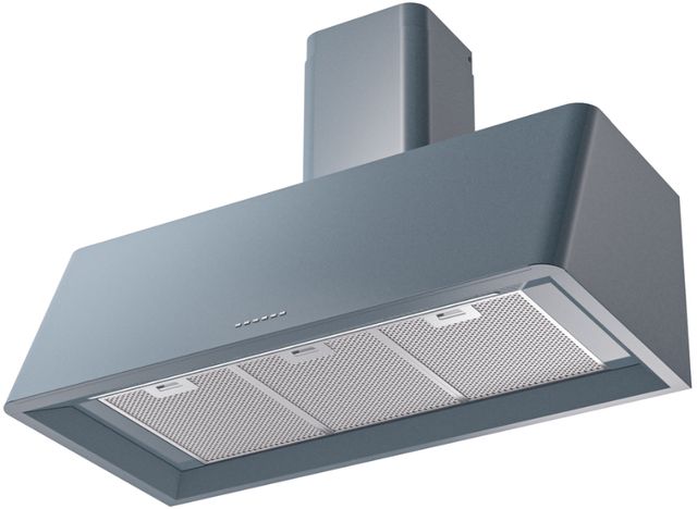 Ilve® Nostalgie II Series 40" Blue Gray Wall Mounted Range Hood-1