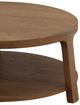 Dovetail Furniture Valera Brown Coffee Table-2