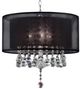 Furniture of America® Minn Chrome Ceiling Lamp-0