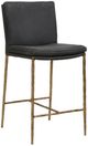 Uttermost® Ascend Aged Gold/Charcoal Gray Counter Stool-0