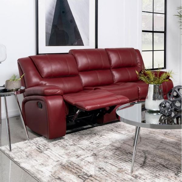 Coaster Camila Red Motion Reclining Sofa