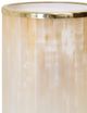 Stylecraft Gold Etching Glass Ombre Vase with Gold Metal Rim-1
