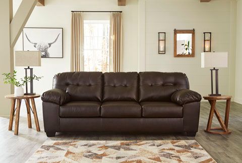 Signature Design by Ashley® Donlen Chocolate Sofa-3