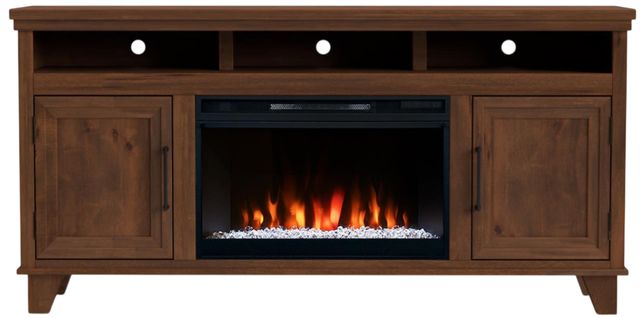 Legends Home Real Cozy Sonoma Whiskey 64" Fireplace Console-3
