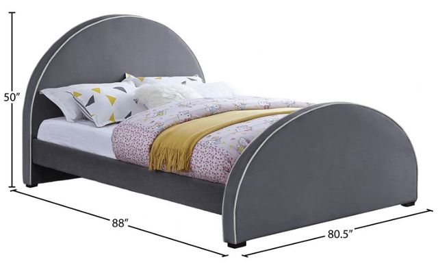 Meridian Furniture Brody Grey King Bed-3