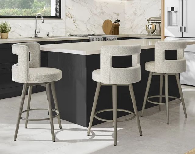 Amisco Customizable Curtis Swivel Counter Stool-1