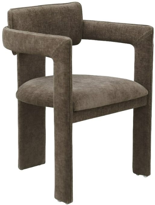 Meridian Furniture Brenda Brown Upholstered Dining Chair-0