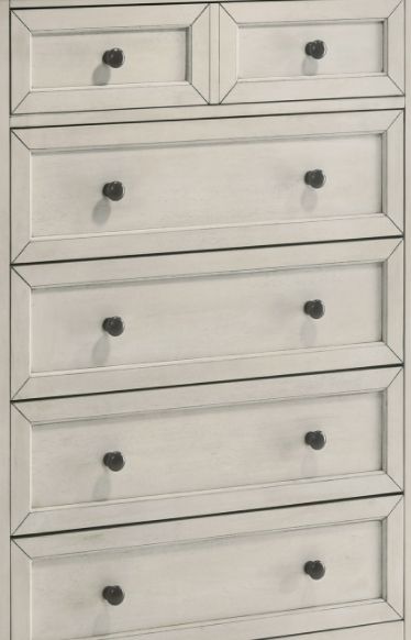 Intercon San Mateo Rustic White Youth Chest-1
