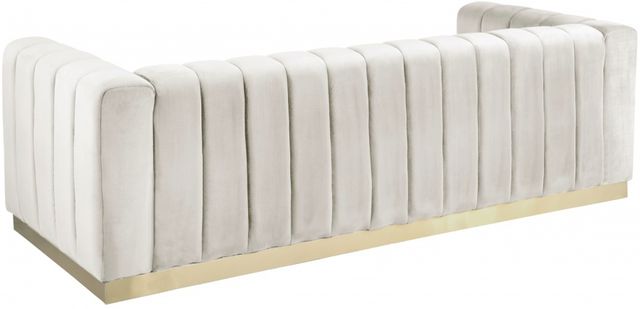 Meridian Furniture Marlon Cream Velvet Sofa-1