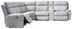 Signature Design by Ashley® Grafton Pike 6-Piece Ash/Pearl Modular Power Reclining Modular Sectional with Storage Console-0