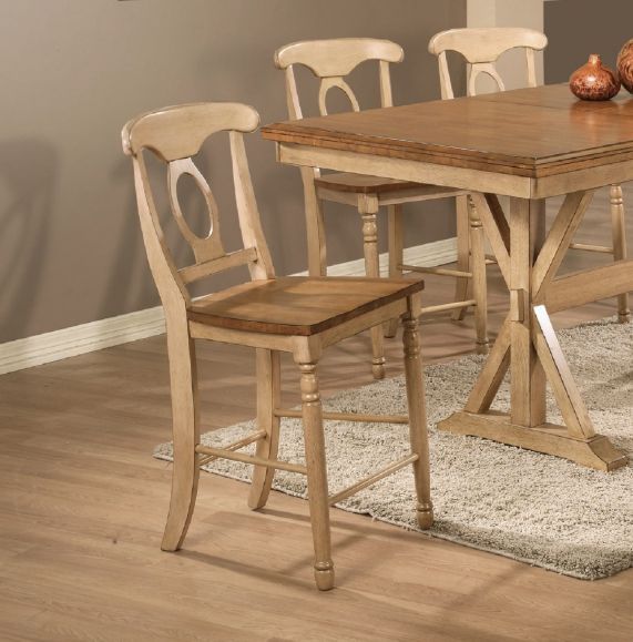 Winners Only® Quails Run Almond/Wheat Napoleon Bar Stool-1