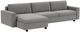 EQ3 Customizable Reva 2-Piece Left-Arm Facing Storage Sofa Sectional and Chaise with Standard Arm-0