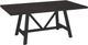 Amisco Customizable Octavia Thermo Fused Laminate Rectangular Dining Table Top with Metal Base-0