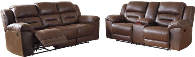 Signature Design by Ashley® Stoneland 2-Piece Chocolate Living Room Set with Power Reclining Sofa-0
