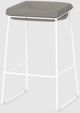 EQ3 Mackenzie Light Grey/White Bar Stool-2
