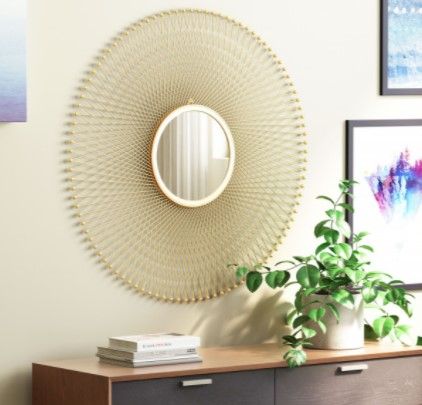 Zuo® Modern Glow Gold Mirror-1