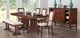 Handstone Customizable Brooklyn Brown Chicory 54x84 Extension Dining Table with 3 Leaf's-2