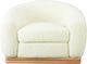 Moe's Home Collection Marlowe Cream Lounge Chair-1