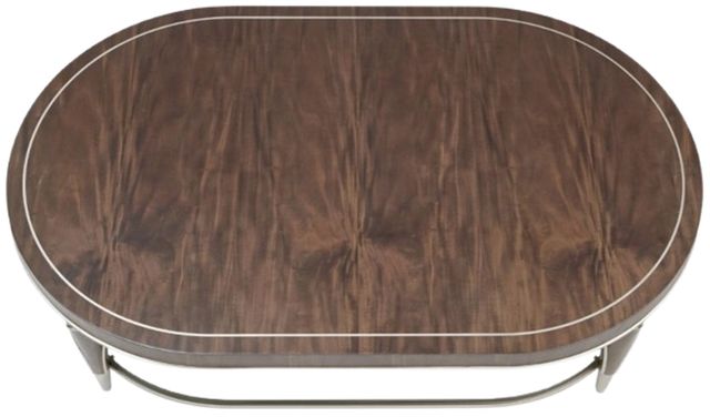 Michael Amini® Villa Cherie Hazelnut Oval Cocktail Table-3