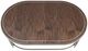 Michael Amini® Villa Cherie Hazelnut Oval Cocktail Table-3