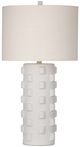 Bassett Mirror Mellette White Table Lamp-0
